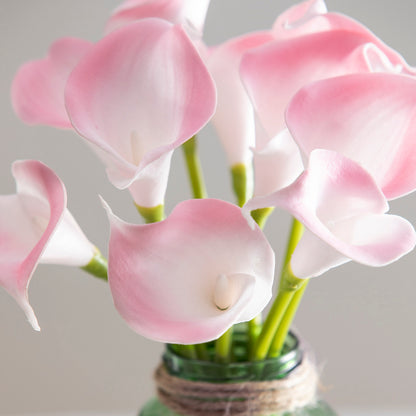 Decorative Calla Lily 10 Stem Bunch, 13.5in