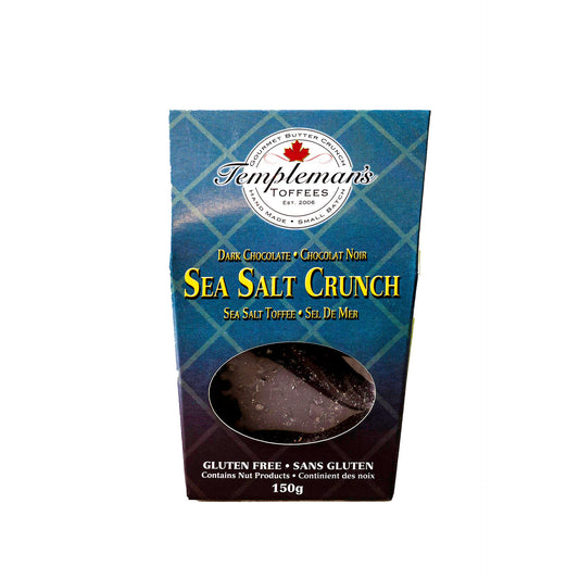 Templeman's Toffee, Sea Salt Crunch, 150g Bag
