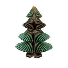 Load image into Gallery viewer, Foldable Paper Christmas Tree Decor, 6in
