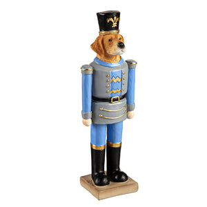 Resin Dog Nutcracker Table Decor, 8in