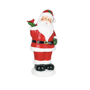 Resin Waving Santa Decor, 7in