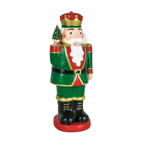 Resin Waving Nutcracker Decor, 7in