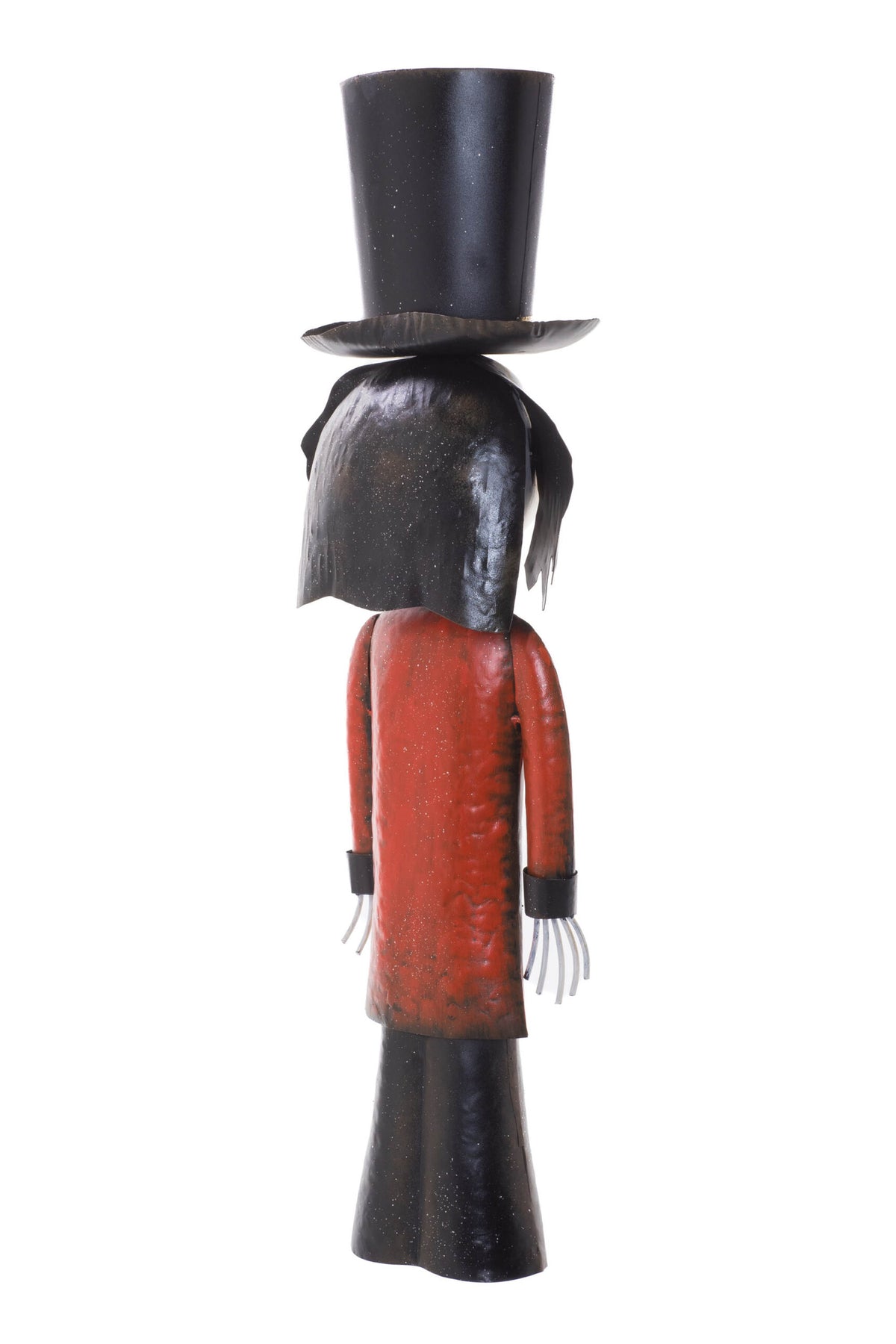 Standing Skeleton in Red Coat & Top Hat, 27.5in