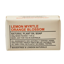 Load image into Gallery viewer, Wavertree &amp; London Soap, Lemon Myrtle/Orange, 7oz
