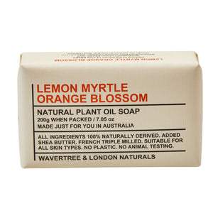 Wavertree & London Soap, Lemon Myrtle/Orange, 7oz
