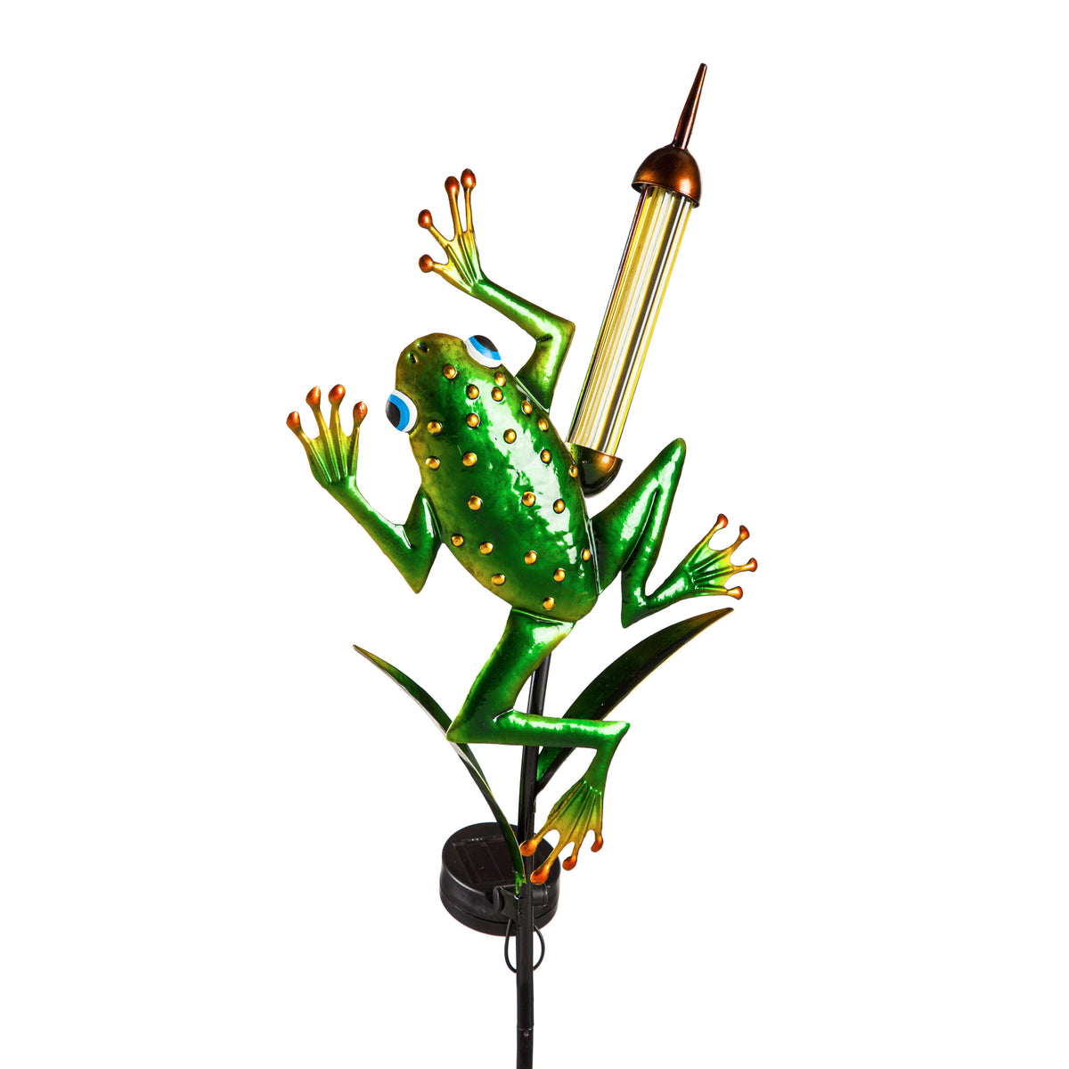Solar Leaping Frog Garden Stake, 2 Styles
