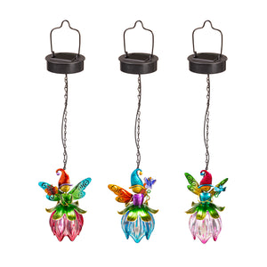 Solar Hanging Whimsy Fairy Lantern, 20in