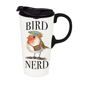 Bird Nerd Ceramic Mug w/Box, 17oz