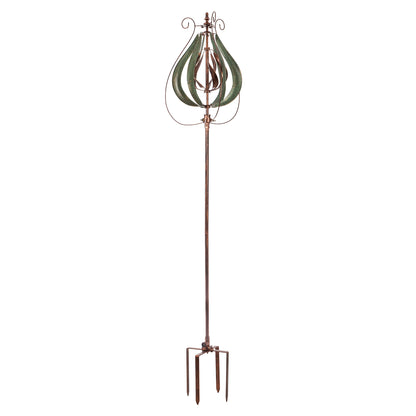 Misting Tulip Spinner Garden Stake, 87.5in