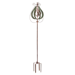 Misting Tulip Spinner Garden Stake, 87.5in