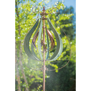 Misting Tulip Spinner Garden Stake, 87.5in
