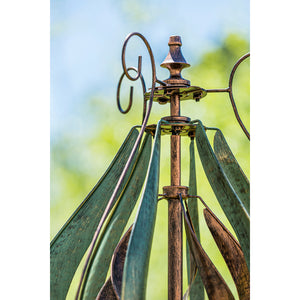 Misting Tulip Spinner Garden Stake, 87.5in
