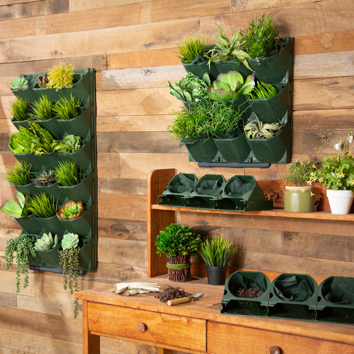 Modular Outdoor Wall Planter, 4in,