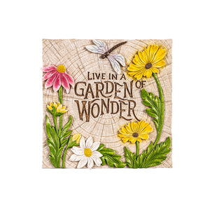 Garden of Wonder Square Garden Stone, 11in