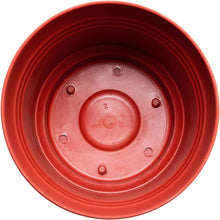 Load image into Gallery viewer, Planter, 12in, Saturn with Saucer, Burnt Red
