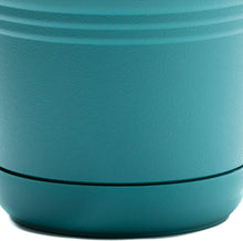 Load image into Gallery viewer, Pot, 7in, Saturn with Saucer, Bermuda Teal
