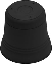 Load image into Gallery viewer, Pot, 7in, Saturn with Saucer, Black
