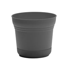 Load image into Gallery viewer, Pot, 5in, Saturn with Saucer, Charcoal
