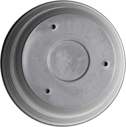 Pot, 10in, Saturn with Saucer, Charcoal