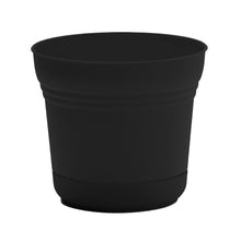 Load image into Gallery viewer, Pot, 7in, Saturn with Saucer, Black
