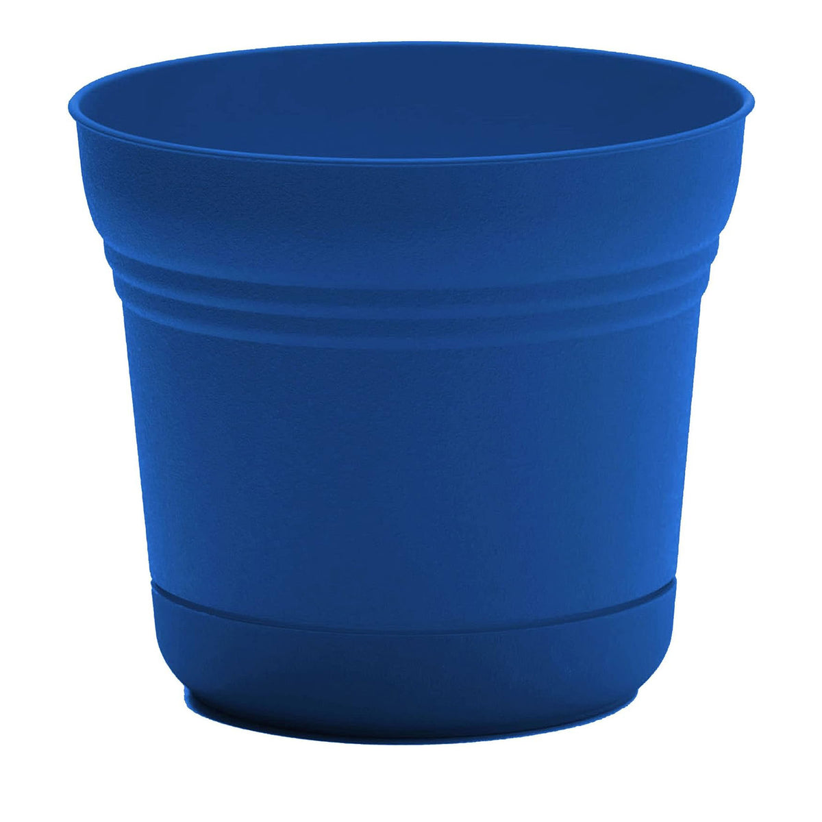 Pot, 10in, Saturn with Saucer, Classic Blue
