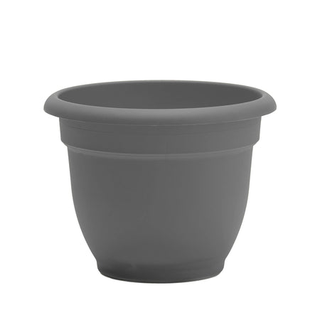 Planter, 6in, Ariana Self-Watering, Charcoal