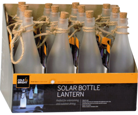 Solar Hanging Bottle Colour-Changing Lantern