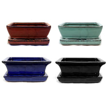 Load image into Gallery viewer, Pot, 6in, Bonsai with Saucer
