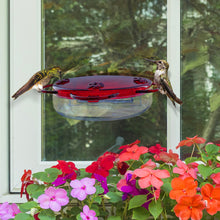 Load image into Gallery viewer, Traditional Window Hummingbird Feeder, 8oz
