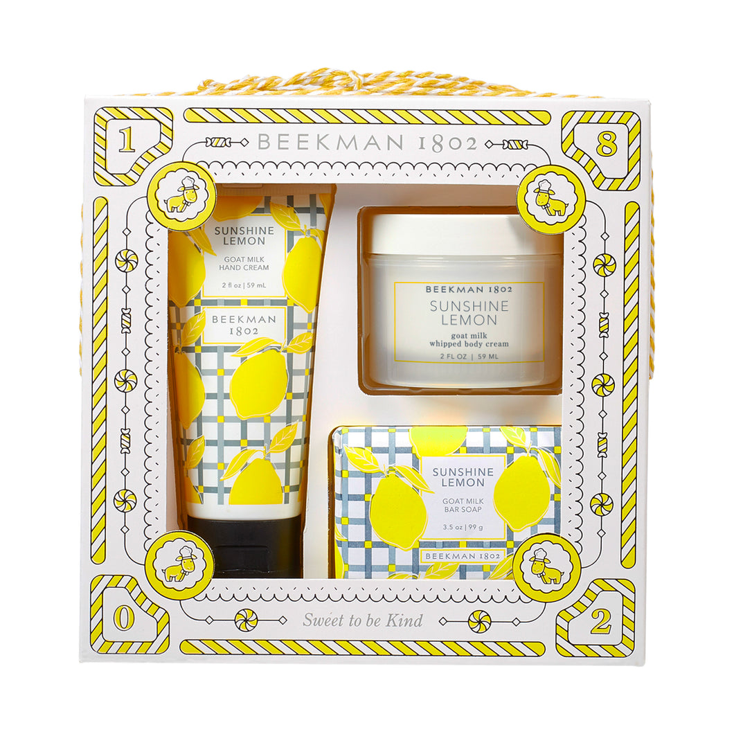 Sunshine Lemon Hand & Body Set, 3pc