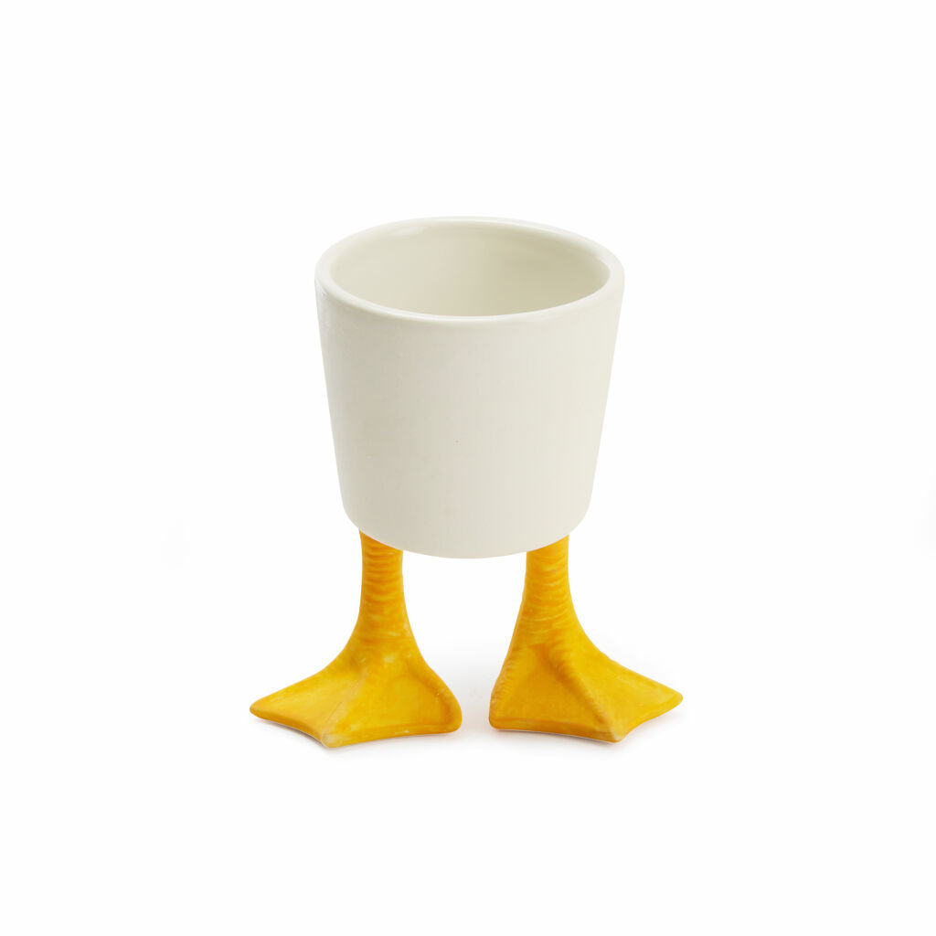 Pot, 2.5in, Ceramic, Duck Feet