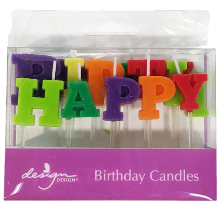 Party Candles, Happy Birthday Letters