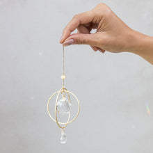 Load image into Gallery viewer, Mini Lotus/Strength Suncatcher
