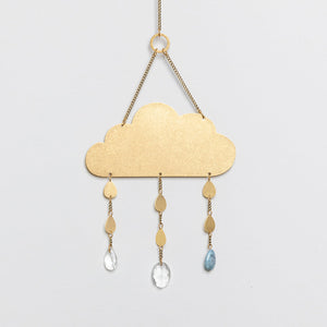 Cloud & Blue Howlite Suncatcher