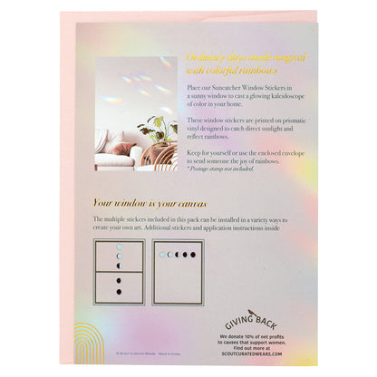 Moon Phase Suncatcher Window Sticker