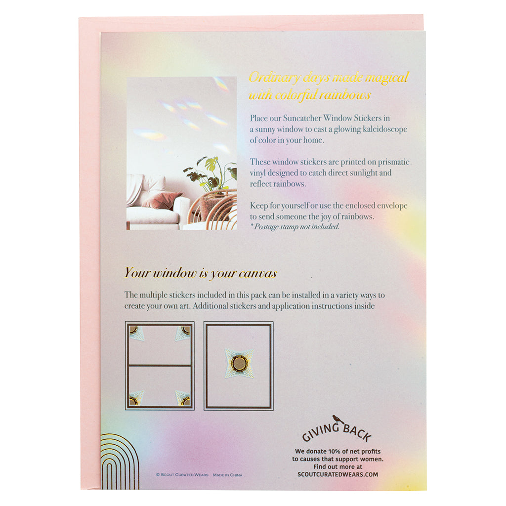 Sunshine Suncatcher Window Sticker