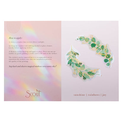 Botanical Suncatcher Window Sticker