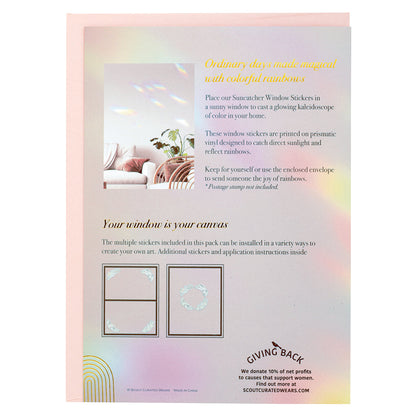 Botanical Suncatcher Window Sticker