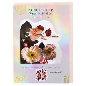 Flower Bouquet Suncatcher Window Sticker