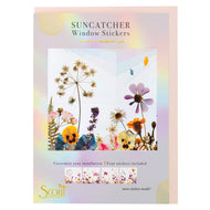 Pressed Flowers Suncatcher Window Sticker