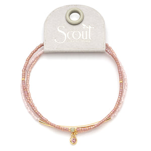 Scout Miyuki Bracelet Trio, Blush/Gold