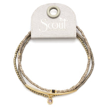 Load image into Gallery viewer, Scout Miyuki Bracelet Trio, Pewter/Gold
