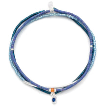 Load image into Gallery viewer, Scout Miyuki Bracelet Trio, Cobalt/Silver
