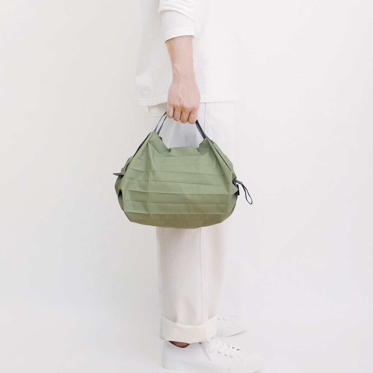 Shupatto One-Pull Foldable Bag, Mori Small