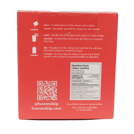 Fuse & Sip Cocktail Rimmer, Berry, 75g