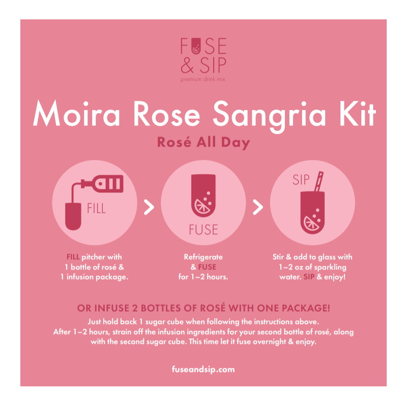 Fuse & Sip Infusion Kit, Moira Rose Sangria