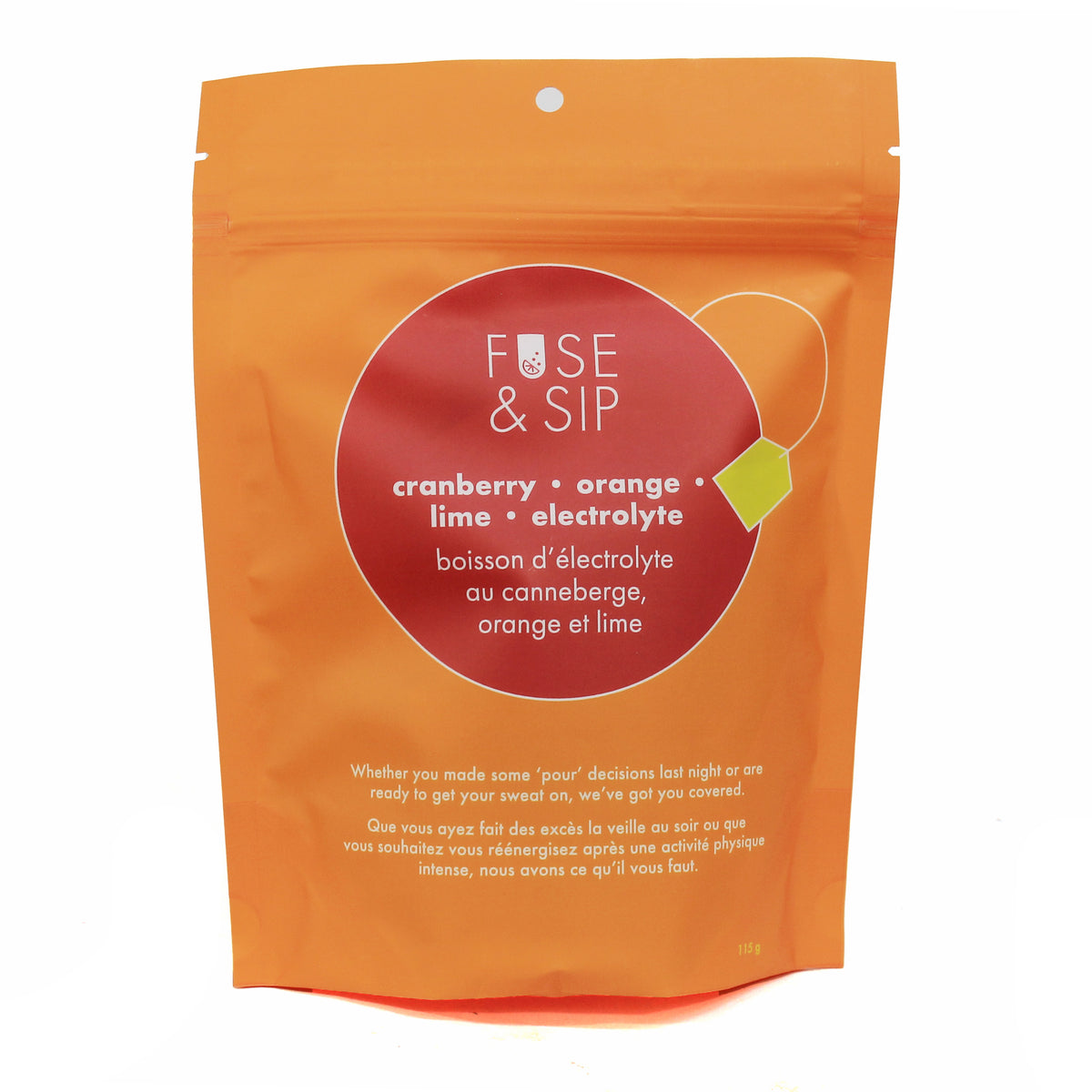 Fuse & Sip Electrolyte, Cranberry Orange Lime