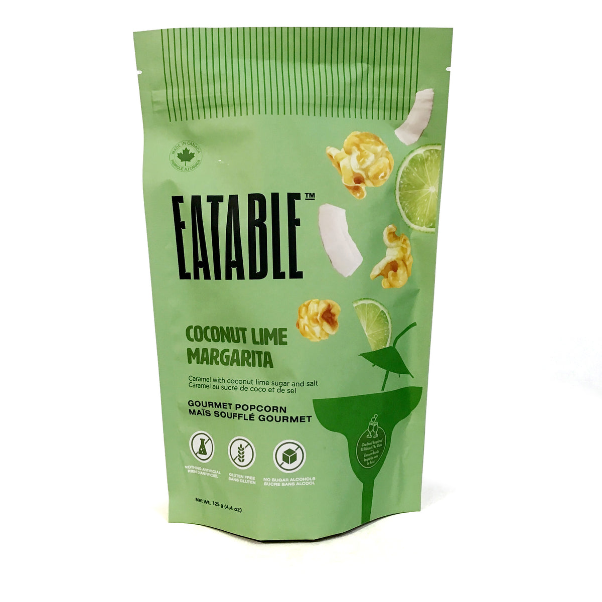 Eatable Coconut Lime Margarita Popcorn, 125g