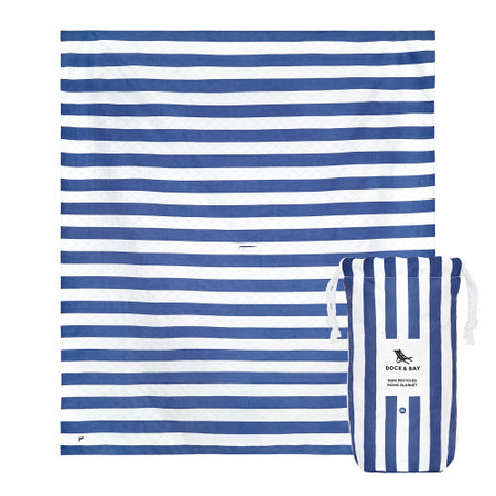 Dock & Bay Picnic Blanket, Whitsunday Blue, XL