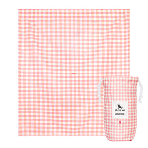 Dock & Bay Picnic Blanket, Strawberries & Cream XL